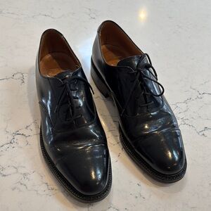 Classic Black Leather Men's Shoes